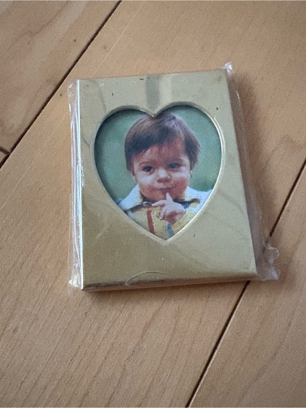 Gold Heart Photo Frame - Small Cottagecore Home Accessory